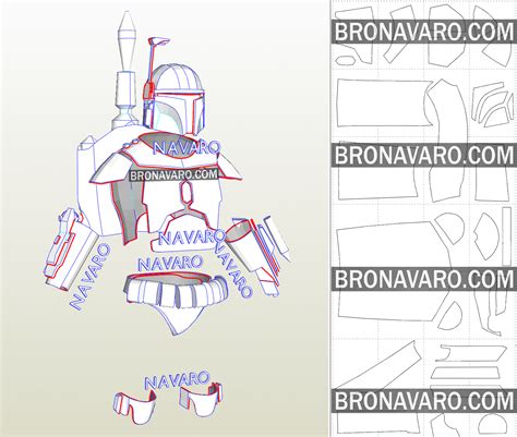 Boba Fett Armor Template